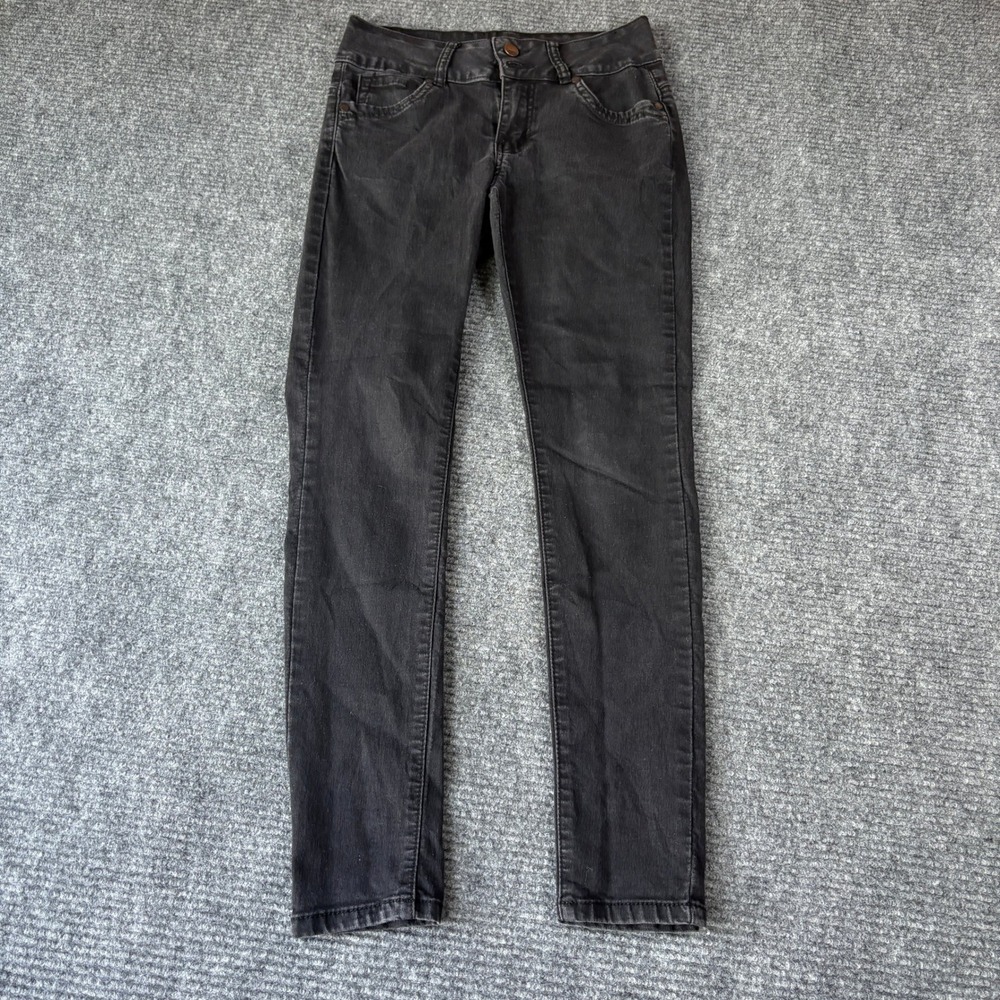 Hailey Made With Love Black Skinny Jeans Size 5 Stretch Denim Slim Fit 4313